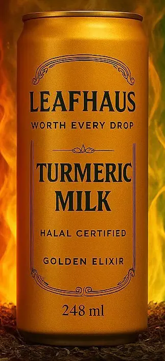 Leafhaus Canned Turmeric Milk - Healing Wellness Drink Malaysia